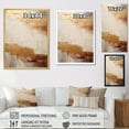 thumbnail image 4 of Designart "Abstract River In Minimal Gold And Beige II" Northern Lights Floater Framed Wall Decor, 4 of 5