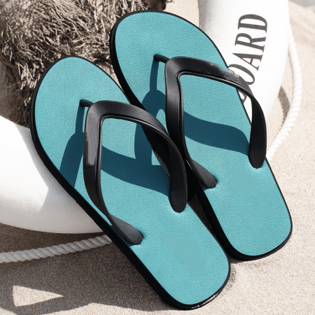 

Quick-drying and Water-friendly Men s Beach Flip Flops with Soft Texture and Slip-resistant Sole Great for Beach