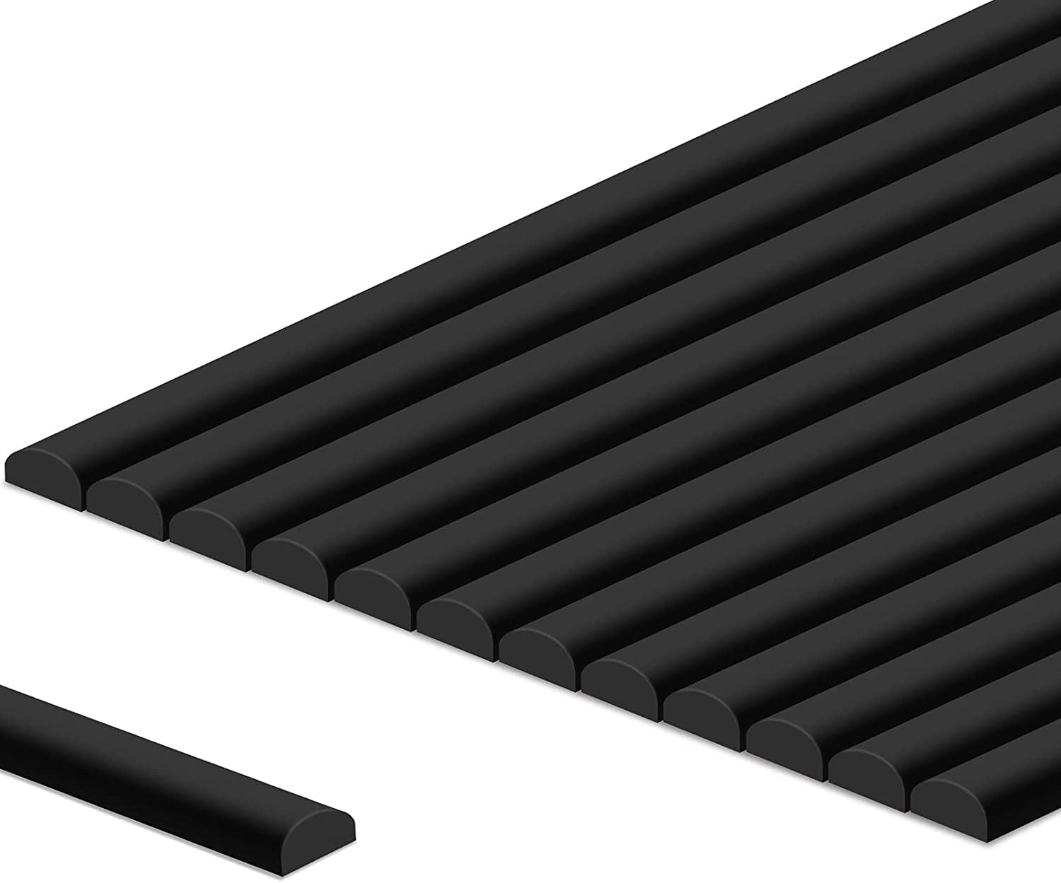 TESNN Peel and Stick Tile Trim 12 Inch Pencil Trim Tile Shower Ceramic