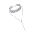 thumbnail image 2 of Minnieouse Gargantilla collar exquisito brillante mujer colgantes ropa elegante adorno colgante decoración niña joyería para vestido decoración plata Ropa, zapatos y accesorios Miscelánea Plata Minnieouse AP008226-02, 2 of 6
