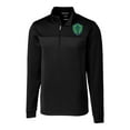 thumbnail image 2 of Men's-Cutter & Buck  Black Seattle Sounders FC Big & Tall Traverse Stretch Eco Stripe Quarter-Zip Pullover, 2 of 3