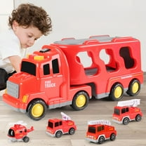 YOFOKO Large Dump Truck Toy for 3 4 5 6 7 Years Old Boy, Truck Toy with Sound and Light, Kids Toddlers Birthday Gifts for Boys & Girls,for Indoor & Outdoor