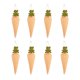 thumbnail image 1 of Pascua zanahoria colgando simulación ornamentos chimenea decoración de decoración pendientes interior al aire libre regalos 8 piezas Advancent HA012593-00, 1 of 7