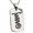 Silver, variant on Stainless Steel Reiki Tibetan Fire Serpent Chakra Engraved Dog Tag Pendant Necklace