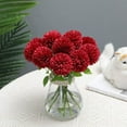 thumbnail image 3 of MAMOWEAR 12pcs Artificial Flowers Chrysanthemum Ball Flower Bouquet Silk Hydrangea Bridal Wedding for Home Garden Party Office Coffee House Decor, 3 of 7