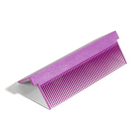 Seitruly Peine alisador para mujer, herramienta de férula de estilismo, cepillo de pelo profesional ligero de automontaje, accesorios de viaje Cuidado del cabello Púrpura Seitruly CE015816-04