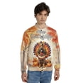 thumbnail image 4 of Happy Thanksgiving Bloodhound Turkey Costume Pumpkins Autumn Leaves All Over Print 3D Baseball Jacket Dog Lover Bomber Jacket Softball - 13014, 4 of 6