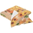 thumbnail image 2 of GZHJMY Sunflower Soft Cotton Towel Sets 2 Piece,1 Bath Towel 1 Hand Towel Quick Dry Highly Absorbent Bath Towels Washcloths for Bathroom, Gym, Hotel, and Spa Bathroom Towels, 2 of 7