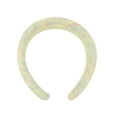thumbnail image 4 of Unique Bargains 1 Pc Furry Braided Wool Headbands Yellow, 4 of 6