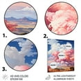 thumbnail image 3 of Designart "Canvas of the Skies Cloudy Artistry VII" Landscape & Nature Metal Wall Art, 3 of 5