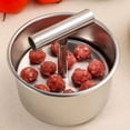 thumbnail image 4 of Meatball Maker - 1Pc Stainless Steel 6 Hole Hand Press Tool for Fish Pork Veggie Balls, 4 of 8