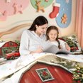thumbnail image 5 of Manfei Cute Christmas Nutcracker 7pcs Queen Bedding,Xmas Holiday Season Bedding Comforter Set Queen,Xmas Reversible, 5 of 7
