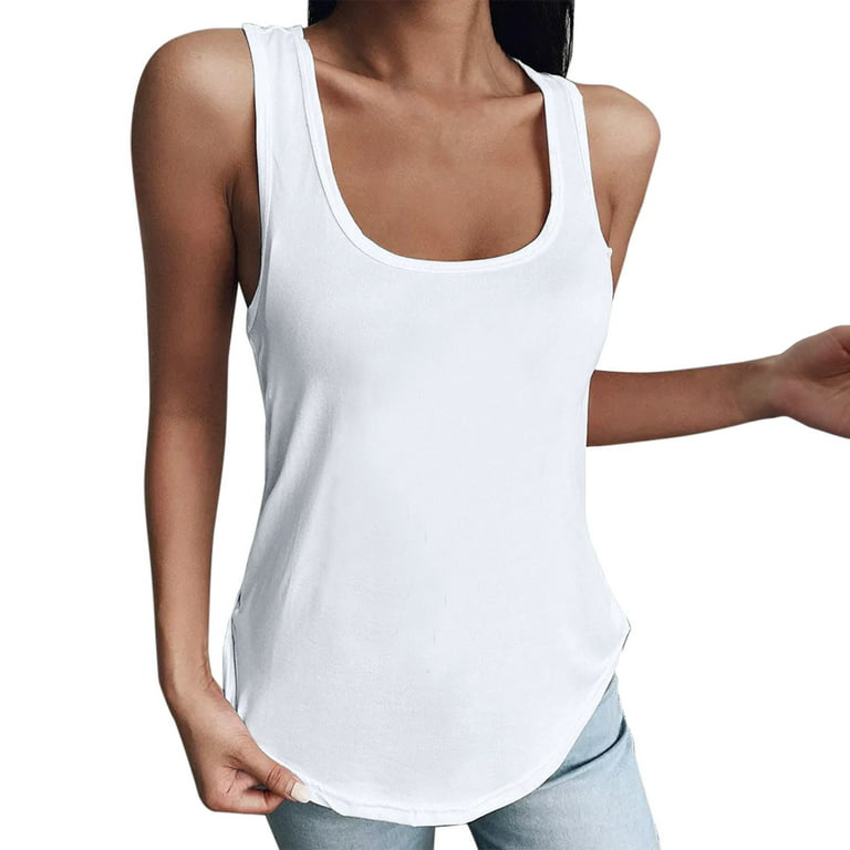 NKOOGH Bra With Built In Camisole 2 Tops Women Casual Daily Shirts