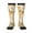 3 Black, variant on Groovy Hippie Flower Mushrooms Thigh High Socks Extra Long Stretchy Sock Women Over Knee High Opaque Stocking Daily Wear