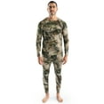 thumbnail image 3 of Mossy Oak Men's Heavyweight Fleece Base Layer Thermal Shirt, Mossy Oak Terra Gila, XL, 3 of 8