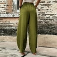 thumbnail image 5 of Utoimkio Women's Casual Loose Baggy Harem Pants High Waisted Straight Leg Lounge Pants for Women with Pockets, 5 of 7