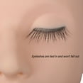 thumbnail image 4 of Cabeza De Entrenamiento De Práctica De Pestañas, Cabeza De Maniquí De Pestañas Silicona De Alta Densidad Integrada Realista Para Practicar Injerto De Pestañas Para Tiendas De, 4 of 7
