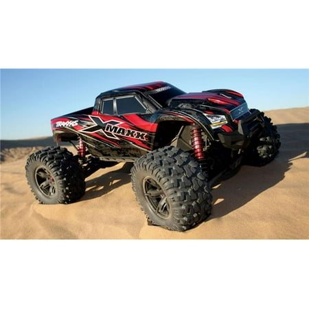 Traxxas TRA770864T1 X-Maxx 4WD 8S-Capable Brushless Truck with TSM, Red