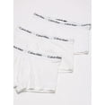 thumbnail image 2 of Calvin Klein Mens Cotton Stretch 3-Pack Low Rise Trunks Medium White, 2 of 4