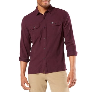 Mens Shirt Button Down All Season Tech Flannel XL
