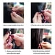 thumbnail image 3 of Anillo de pelo trenzas lindo trenzador clip arcoíris para peinar púrpura 6 piezas Sywqhk Libre de BPA, 3 of 4