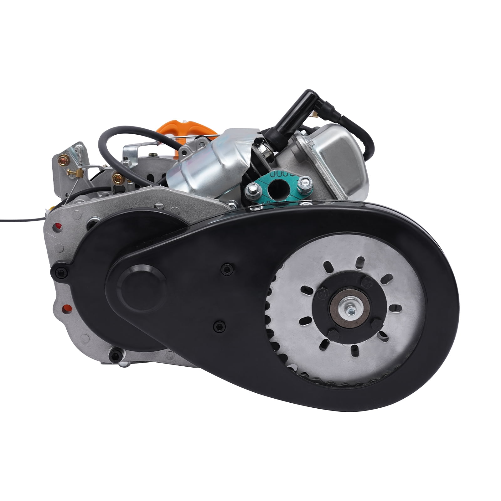 Miumaeov 100cc 4 Stroke Bike Engine Full Kit Gas Motorized Motor Bicycle Modified Engine Bicycle Kit Single Cylinder Bike Engine
