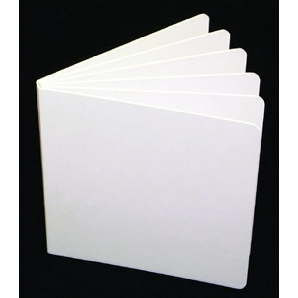 Ashley Landscape 6x8 Blank Pages Book, White