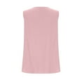 thumbnail image 4 of SHITINN Active Top Set Women Athletic Women Women's Linen Tank Top Casual V Neck Solid Color Sleeveless Summer Basic Camisole, 4 of 6