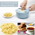 thumbnail image 6 of Kugisaki Multifunctional Vegetable Chopper with Container & Drains Basket Mandoline Slicer Kitchen Vegetable Grater for Potato Carrot, 6 of 9