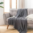 thumbnail image 2 of CHUNTIAN Battilo 100%Cotton Twisted flower Knitted Throw Blanket Soft Thicken Warm Winter Blanket Heavyweight Oversize Decorative Plaid, 2 of 6