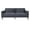 Grey, variant on Comfy Futon Sofa Corduroy Loveseat Couch with Pillow Cushion, Modern Sleeper Sofa Couch with Solid Leg for Living Room,Bedroom, Orange