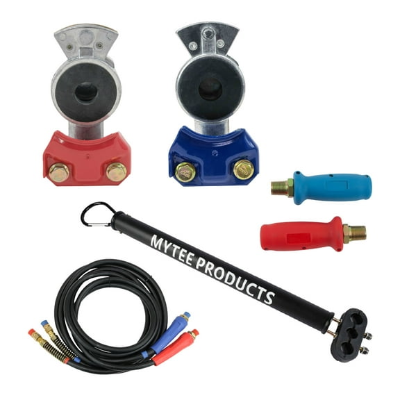 Mytee Air Line Hose Assemblies KIT:- Standard Aluminum, Gladhands, TENDER KIT