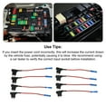 thumbnail image 6 of Fuse Tap Adapter Kit, Fuse Tap Holder Connector, Medium 8 Pack DC 32V Blade Fuse Holder w/ 8 Fuses(5A+10A+15A+20A), 6 of 6
