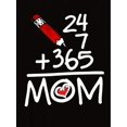 thumbnail image 2 of Women's Fun Math-Inspired Graphic Tee - Casual Crew Neck Short Sleeve T-Shirt with Geometric Print, Stretchy Polyester Blend, Machine Washable, Perfect for Summer & Casual Attire, 2 of 6