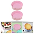 thumbnail image 6 of WEAVILUX 2-Pack Nonstick Silicone Round Cake Baking Pans Flexible Molds for Easy Baking and Cleanup, 6 of 8
