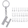thumbnail image 2 of Porte-clés Design Strass A à Z Pendentif Porte-Clés pour Décoration de Sac à Main, 2 of 8