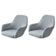 thumbnail image 1 of Fundas de silla elásticas Inteprter 2 uds poliéster azul marino para sillas de escritorio, 1 of 6