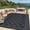 Black and gray, variant on Waterproof Outdoor Rug 10x14ft – Reversible UV-Resistant Straw Area Mat, Portable, Great for Patio, Camping, RV, Deck, Balcony, Porch, Beach, Backyard – Peony Brown/Coffee, 10*14ft(305*427cm)