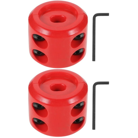 2 Sets Cord Protector Cable Hook Stop Atv & Utv Accessories Threader Winch Stopper