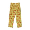 thumbnail image 6 of Uemuo Crab Lobster Pattern Men's Wide Leg Palazzo Lounge Pants with Pockets Light Weight Loose Comfy Casual Pajama Pants-Small, 6 of 9