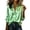 Green(Womens Tops), variant on Women's Satin Striped Collared Button Down Shirts Long Sleeve Silk Feel Blouse for Work & Evening Out