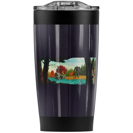 

The Iron Giant/Scenic View Stainless Steel Tumbler 20 oz Coffee Travel Mug/Cup Vacuum Insulated & Double Wall with Leakproof Sliding Lid | Great for Hot Drinks and Cold Beverages