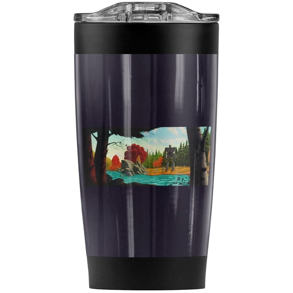 The Iron Giant/Scenic View Stainless Steel Tumbler 20 oz Coffee Travel Mug/Cup, Vacuum Insulated & Double Wall with Leakproof Sliding Lid | Great for Hot Drinks and Cold Beverages