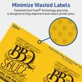 thumbnail image 5 of Avery Printable Rectangle Labels, Bright Yellow, 4.75" x 3.75", 40ct, 5 of 11