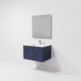 thumbnail image 6 of Geneva 30 in. W Navy Blue Vanity, White Quartz Top, Faucet Set, and 30 in. LED Mirror, 6 of 11