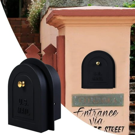 6 Brick Stone Stucco Mailbox Door Cast Aluminum Replacement