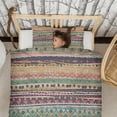 thumbnail image 3 of Boho Bohemia Geometric Line Art Duvet Cover and Pillowcase Set for Single Bedding, Bedroom Accessories for Kids Teens, 3 of 5
