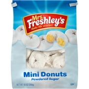 Mrs. Freshley's® Powdered Sugar Mini Donuts 10 oz. Stand up Bag