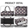 thumbnail image 4 of Large Capacity Tote Bag,Dark Pink Fairy Princess Pattern Handbag Fashion Luxury Tote Bag,15.7"x13"x 5.1" Inches,Laptop Compatible, 4 of 6