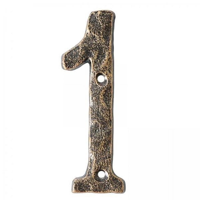2x Números de Casa, Número de Dirección de Casa de Hierro Fundido para Tienda, Letrero de Baño, Letrero de Puerta, Adorno de Placa , 1 2 piezas